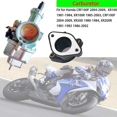 المكربن ​​مع مشعب السحب يصلح لهوندا CRF100F XR100R XR100 XR200 XR200R Carb بواسطة NAKAO in Kuwait