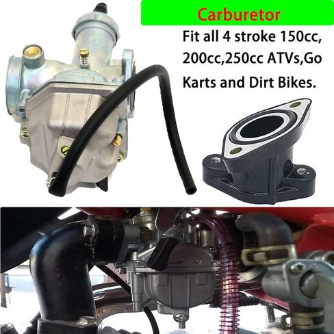 المكربن ​​مع مشعب السحب يصلح لهوندا CRF100F XR100R XR100 XR200 XR200R Carb بواسطة NAKAO in Kuwait