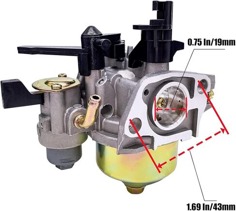 18 853 16-S المكربن ​​​​متوافق مع Kohler SH265 6.5 HP Series 3000 196cc المحرك مع حشوات شرارة استبدال مجموعات 18 853 05-S 18 853 06-S 18 853 12-S in Kuwait