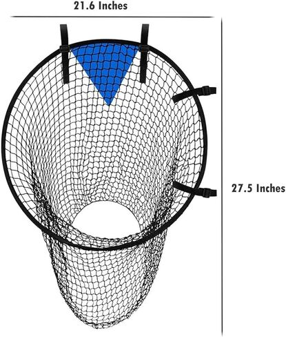 2 Pcs Soccer Targets for Goals Training - Soccer Targets for Goals Black Soccer Targets Attach to Goals Soccer Goal Target Training Equipment Soccer Goal Training Targets 21.6" X 27.5" in Kuwait