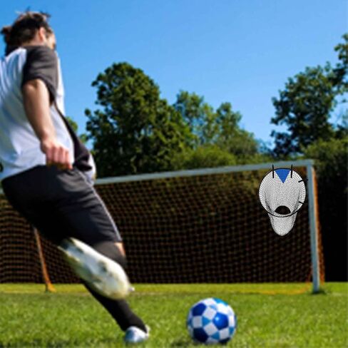 2 Pcs Soccer Targets for Goals Training - Soccer Targets for Goals Black Soccer Targets Attach to Goals Soccer Goal Target Training Equipment Soccer Goal Training Targets 21.6" X 27.5" in Kuwait