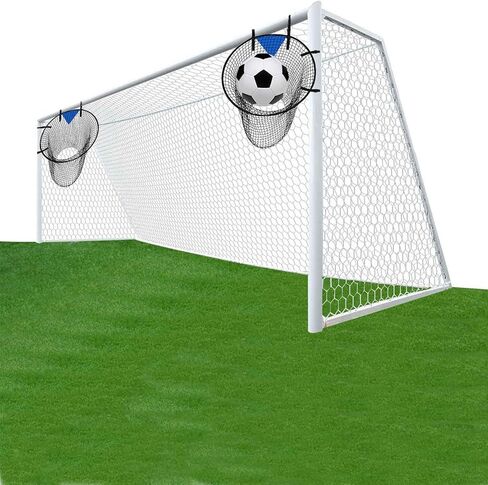 2 Pcs Soccer Targets for Goals Training - Soccer Targets for Goals Black Soccer Targets Attach to Goals Soccer Goal Target Training Equipment Soccer Goal Training Targets 21.6" X 27.5" in Kuwait