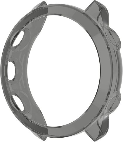 MOTONG لـ Garmin Forerunner 55 حافظة واقية شفافة من مادة TPU - غطاء حماية من مادة TPU لـ Garmin Forerunner 55 (TPU أسود) in Saudi Arabia