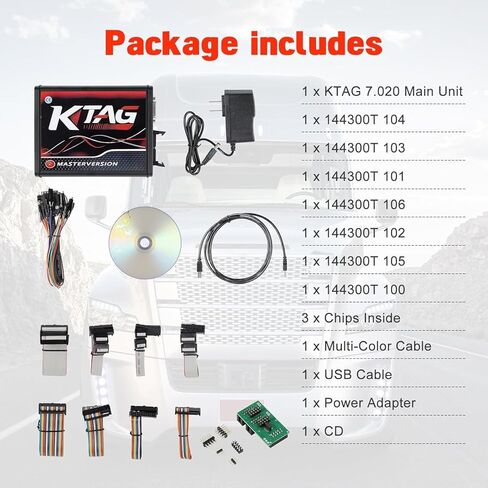 V2.25 KTAG V7.020 K-TAG أداة تشخيصية رئيسية لاختبار محرك السيارة، بدون رموز محدودة، إصدار غير محدود، شريحة برمجة وحدة التحكم الإلكترونية الرئيسية، دعم الكمبيوتر الشخصي Windows XP Professional / Win7 / Win8 in Kuwait