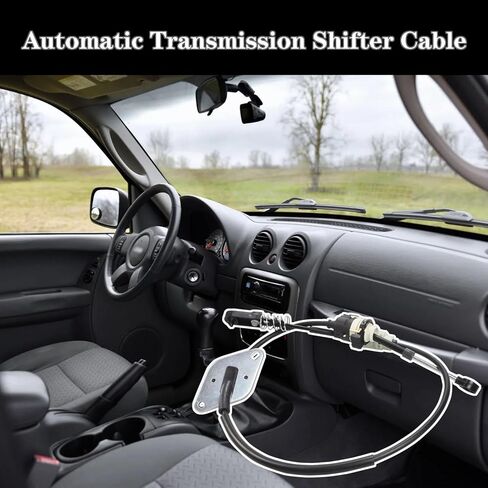 كابل تحويل ناقل الحركة مناسب لسيارة جيب ليبرتي دودج نيترو 2006-2012، استبدال كابل اختيار ذراع التحكم في ناقل الحركة 52109781AF 52109781AA 52109781AB 52109781AC 52109781AD in Kuwait