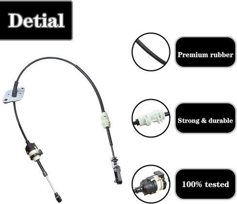 كابل تحويل ناقل الحركة مناسب لسيارة جيب ليبرتي دودج نيترو 2006-2012، استبدال كابل اختيار ذراع التحكم في ناقل الحركة 52109781AF 52109781AA 52109781AB 52109781AC 52109781AD in Kuwait
