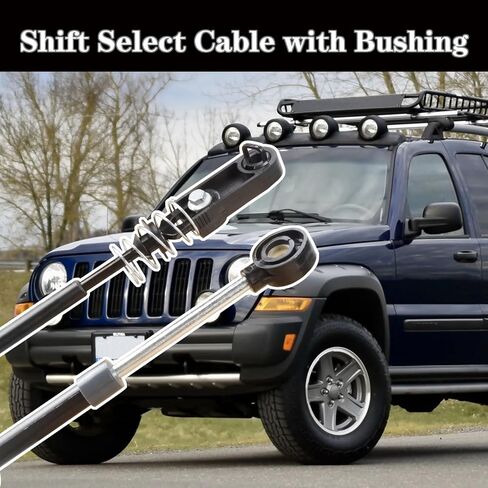 كابل تحويل ناقل الحركة مناسب لسيارة جيب ليبرتي دودج نيترو 2006-2012، استبدال كابل اختيار ذراع التحكم في ناقل الحركة 52109781AF 52109781AA 52109781AB 52109781AC 52109781AD in Kuwait
