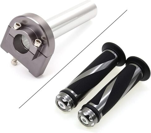PROCNC دراجة نارية 7/8 "مقود مقبض اليد مع أنبوب خنق سريع الالتواء مزود بمحرك للتحكم في الرافعة مناسب لمعظم الدراجات الرياضية سكوتر ATV لكاواساكي هوندا سوزوكي ياماها دوكاتي in Saudi Arabia