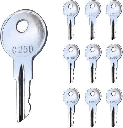 RE183935 مفتاح الإشعال متوافق مع جرار جون ديري - RE71557 مفاتيح إشعال الجرار مناسبة لجون ديري 3033R 3320 5525 5045 3120 9400 جرار المزرعة، مفاتيح 10 قطع استبدال (RE183935) in Saudi Arabia