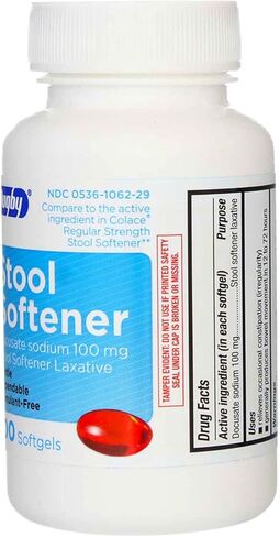 كبسولات هلامية منعمة للبراز للرجبي، عدد 100 in Kuwait