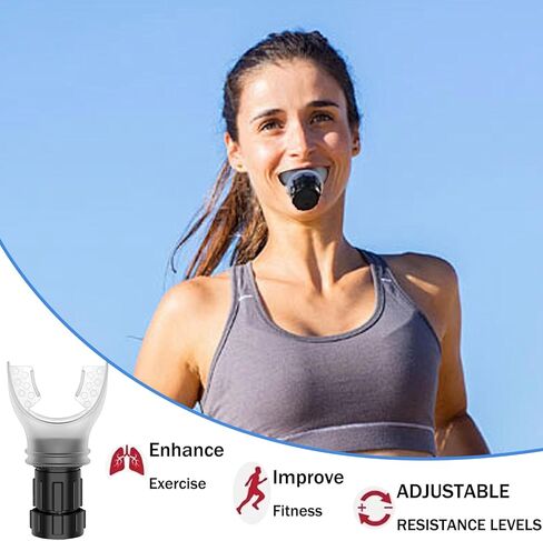 Portable Adjustable Trainer for Oral-for Daily Fitness Training, Easy to Clean -White in Saudi Arabia