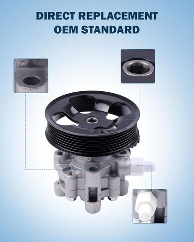 ECCPP 21-5363 Power Steering Pump Fit for 2003-2009 for Toyota 4Runner, 2005-2006 for Toyota Tundra,2007-2009 for Toyota FJ Cruiser, 2007-2010 for Toyota Sienna in Saudi Arabia