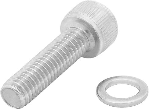 10 قطعة من الفولاذ المقاوم للصدأ M5x18mm عرافة المقبس غطاء رأس البراغي مسامير مع غسالات للدراجات الجبلية دراجة الدراجات الجذعية الثابتة الترباس المسمار الملحقات in Kuwait