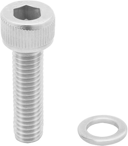 10 قطعة من الفولاذ المقاوم للصدأ M5x18mm عرافة المقبس غطاء رأس البراغي مسامير مع غسالات للدراجات الجبلية دراجة الدراجات الجذعية الثابتة الترباس المسمار الملحقات in Kuwait