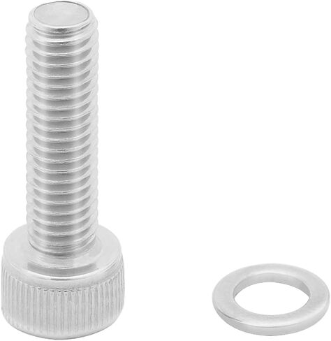 10 قطعة من الفولاذ المقاوم للصدأ M5x18mm عرافة المقبس غطاء رأس البراغي مسامير مع غسالات للدراجات الجبلية دراجة الدراجات الجذعية الثابتة الترباس المسمار الملحقات in Kuwait