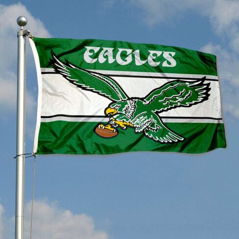Philadelphia Eagles Double Sided Vintage Throwback Flag in Saudi Arabia