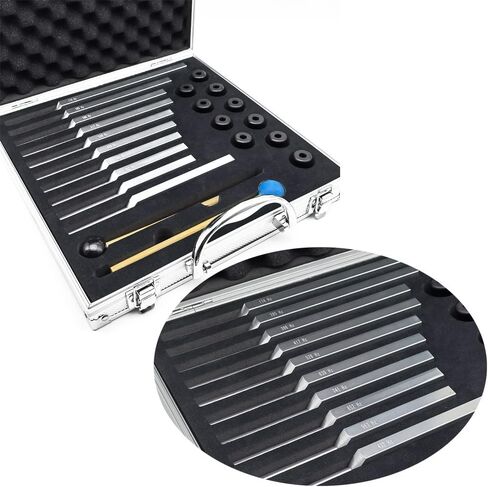 طقم شوكة ضبط سولفيجيو 10 قطع، أدوات علاج بالموسيقى غير مرجحة لشفاء الصوت والتأمل مع مطرقتين (174 هرتز 285 هرتز 396 هرتز 417 هرتز 528 هرتز 639 هرتز 741 هرتز 852 هرتز 963 هرتز 432 هرتز) in Kuwait