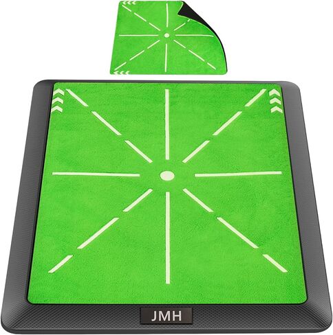 Durable Golf Practice Mat with Path Feedback for Perfecting Swing-Golf Training Mat for Indoor & Outdoor Practice in Kuwait