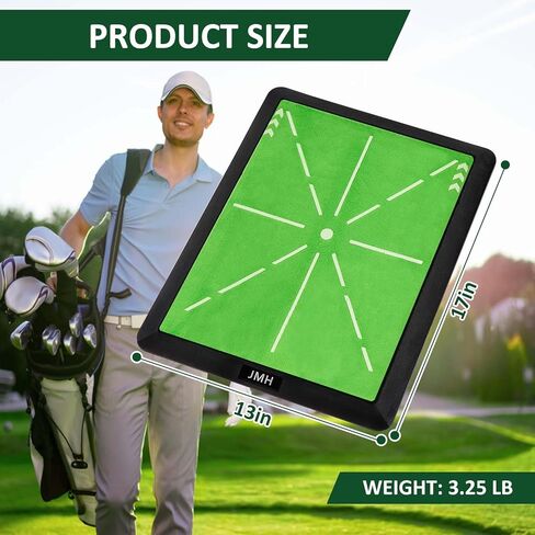 Durable Golf Practice Mat with Path Feedback for Perfecting Swing-Golf Training Mat for Indoor & Outdoor Practice in Kuwait