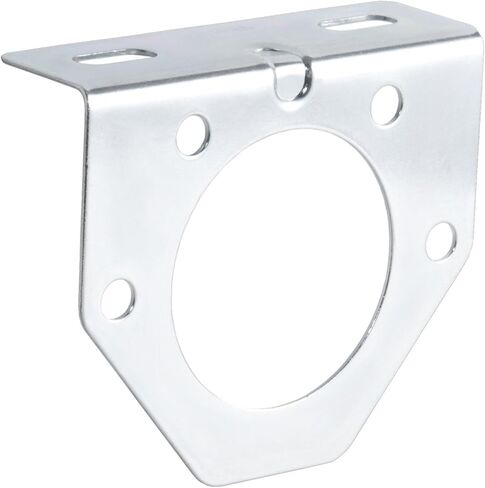 CURT 58222 Vehicle-Side Trailer Wiring Harness Mounting Bracket for 7-Way Round, CLEAR ZINC in Saudi Arabia
