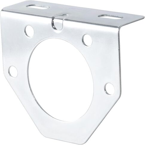 CURT 58222 Vehicle-Side Trailer Wiring Harness Mounting Bracket for 7-Way Round, CLEAR ZINC in Saudi Arabia