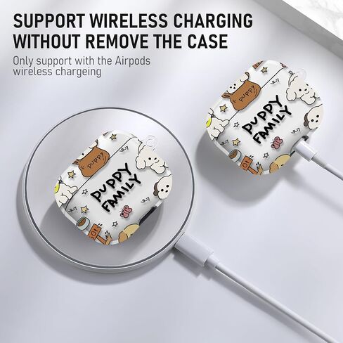 غطاء حافظة لجهاز Airpods 3 تصميم رائع ومبتكر وفريد ​​من نوعه Airpods الجيل الثالث من السيليكون حافظة محمولة مقاومة للصدمات للنساء والفتيات مع سلسلة مفاتيح ومجموعة تنظيف لأجهزة Apple Airpods 3 in Saudi Arabia