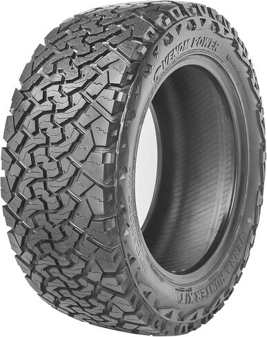 Venom Power Terra Hunter X/T XT All-Terrain Mud Light Truck Radial Tire-35X12.50R17LT 35X12.50X17 35X12.50-17 124R نطاق التحميل F LRF 12 طبقة BSW جدار جانبي أسود in Kuwait