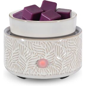 Electric Wax Melt Warmer 4-in-1 Candle Warmer for Scented Wax Melter Cute Ceramic Fragrance Wax Burner for Home Office Bedroom Deco Gift for Women Blue