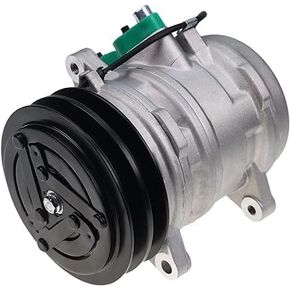 2PK 12V A/C ضاغط 717638 720975 46469764 720975 22E-979-1110 3541139M91AIR ضاغط تكييف لـ Komatsu PC30MR-2 PC35MR-2 لعملية SKID CK30-1 CK35-1