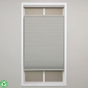 Eclipse Blackout Top Down Bottom Up Cellular Shades - Cordless Window Covering for Home or Office, Energy-Saving Light Filtering Shades, Easy Lift System - Gray Cloud, 43 W x 64 L