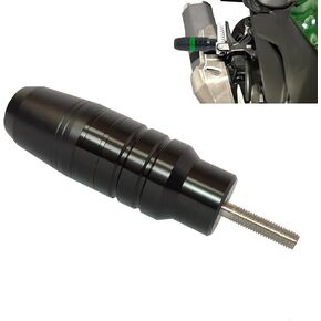 Motorcycle Universal Rear Frame Sliders CNC Aluminum Falling Crash Pad Protection Replacement for Honda Suzuki BMW Kawasaki Z900 Z650 Z900RS Ninja 400 650 ZX10R Z750 F850GS G310GS(Red)