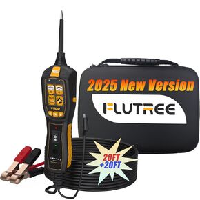 2-in-1 Power Probe Circuit Breaker Finder and Battery Tester, 6-30V AC/DC Voltage, Fuel Injector, Relay, Fuse Tester, Component Activating, 40FT Freedom, 2025 Updated