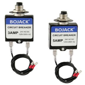BOJACK 3 AMP 5 AMP FUSE FUSE HVAC Tools Tester for Circuit Breaker 24V AC/DC و 125/250V AC
