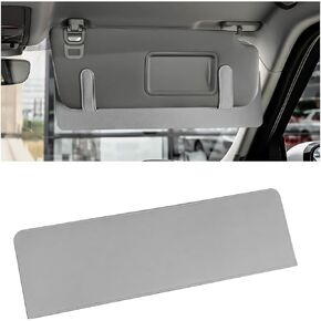 Car Sun Visor Extender, Anti Glare Vehicle Sunvisor Extension Shade Attachment for Safe Driving, Adjustable Auto Sunlight Blocker Accessories, Universal for SUV, Sedan, Truck(Gray)