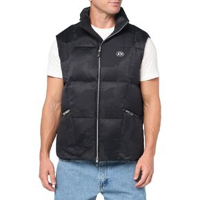 Armani Exchange Mens zip up Camo Jacquard Suffer Vest