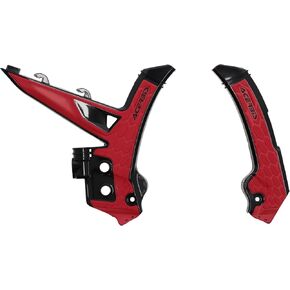Acerbis 2984761042 X-Grip Frame Guard - Black/Red