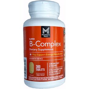 Members Mark Super B-Complex Dietary Supplement (300 Count)