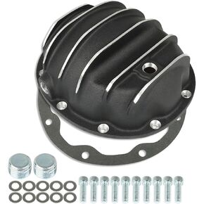 Black Finned Dana 35 Differential Cover 10 Bolts Replacement for Dana 35 10-Bolt Replacement for Wagoneer 1984-1997