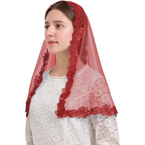 yhddyg الحجاب الكاثوليكي للنساء mantilla الحجاب الحجاب الدانتيل الدانتيل tulle الحجاب الحجاب للنساء مصلى الحجاب s122