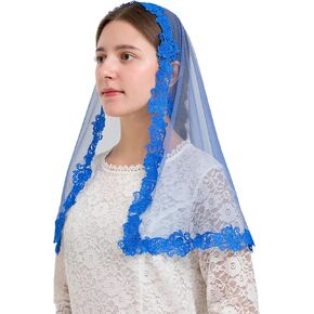 yhddyg الحجاب الكاثوليكي للنساء mantilla الحجاب الحجاب الدانتيل الدانتيل tulle الحجاب الحجاب للنساء مصلى الحجاب s122 in Kuwait