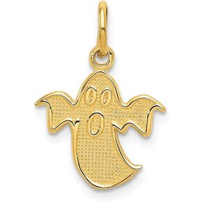 Solid 14K Yellow Gold Ghost Charm