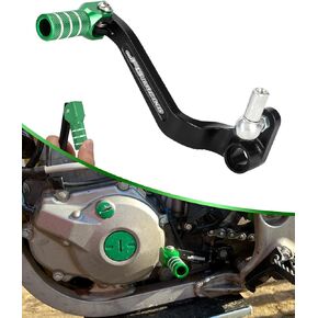 JFG RACING KLX140 SHIFTER ، طي رافعة دواسة الدواسة القابلة للطي مزور الألومنيوم ل KLX 140 2008-2025 ، KLX 140L 2008-2025 ، KLX 140G 2017-2025 دراجة الأوساخ ، Black