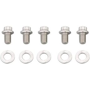 ARP 613-0500 Stainless Steel 3/8-16 "RH Thread 0.500" UHL 12-POINT BOLT مع مقبس 3/8 "وغسالة ، (مجموعة من 5)