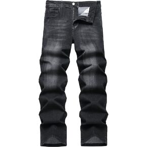 RANMCC Men's Baggy Jeans Loose Straight Fit Y2K Stretch Hip Hop Denim Casual Pants Jeans (Size 30-46)