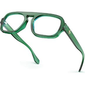 VISOONE Aviator Computer TR90 Blue Light Blocking Glasses For Women Men JANE
