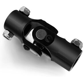11/16 "36 spline x 3/4" DD Single Severy Shaft Universal U Coint Counling أسود 3-3/4 "الطول الكلي