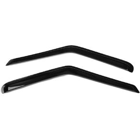Window Visor Compatible With 1994-2005 Chevy S10 GMC Jimmy Sonoma Isuzu Hombre, Slim Style Dark Smoke Tint Acrylic Shade Rain Sun Guard Wind Vent Air Deflector by IKON MOTORSPORTS, 1995 1996 1997 1998