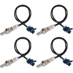 4Pcs Upstream and Downstream Oxygen O2 Sensor for 12-17 Enclave,13-18 XTS,12-16 Caprice,15-16 Colorado,14-18 Impala,12-17 Traverse,12-16 Acadia,15-16 Canyon 3.6L.OE#234-4566 234-4565
