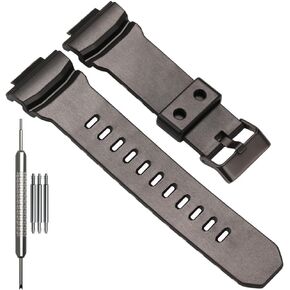Rubber Watch Band Compatible with Casio GA-150 GA-200 GA-300 GLX Resin Replacement Strap Men's Wristband