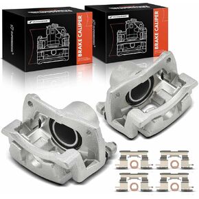 A-Premium Disc-Disclipers Assembly مع قوس متوافق مع Scion XB 2004-2006 ، XA 2004-2006-سائق أمامي ومسافر ، 2 أجهزة كمبيوتر